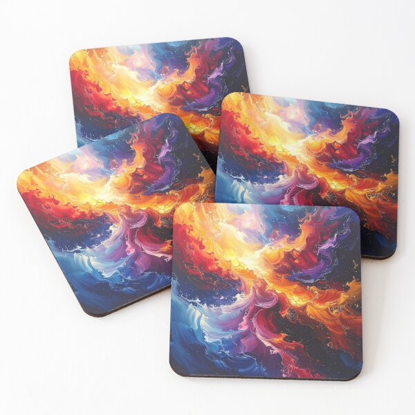 Item preview, Colorful Abstract Solar Storm designed and sold by LaraVisionsArts.