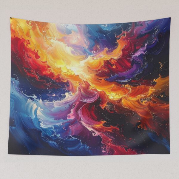 Item preview, Colorful Abstract Solar Storm designed and sold by LaraVisionsArts.