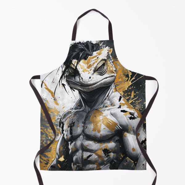 Item preview, Muscular male iguana with gold accents designed and sold by Mianku | Für das Leben.