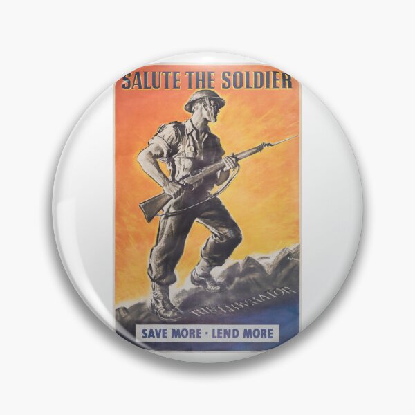 Item preview, British wartime poster. Restored Print of Army Fighting Soldier designed and sold by JonDelorme.