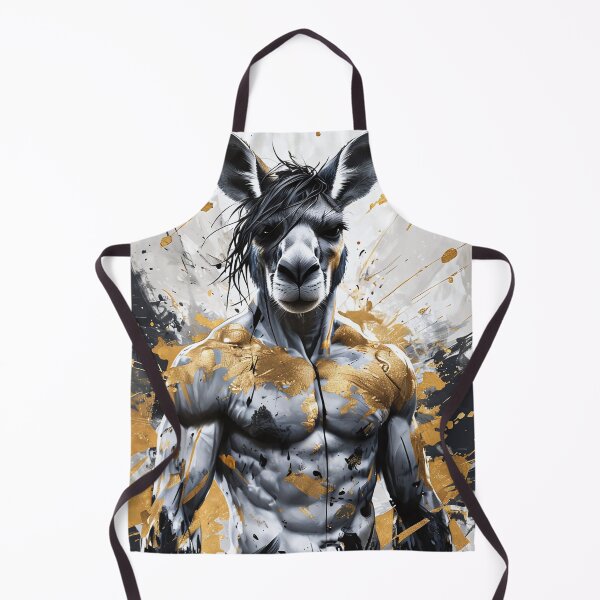 Item preview, Kangaroo body builder abstract artwork design designed and sold by Mianku | Für das Leben.