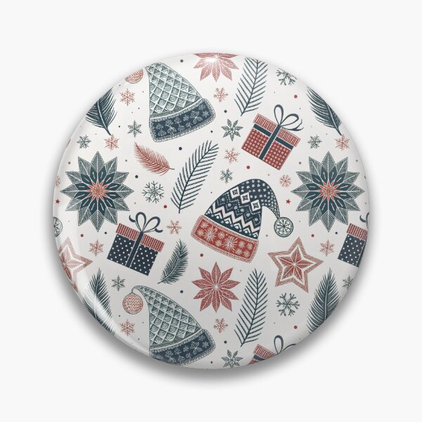 Item preview, Christmas Folk Symbols | Cozy Nordic Holiday Art designed and sold by Shuga-Design.