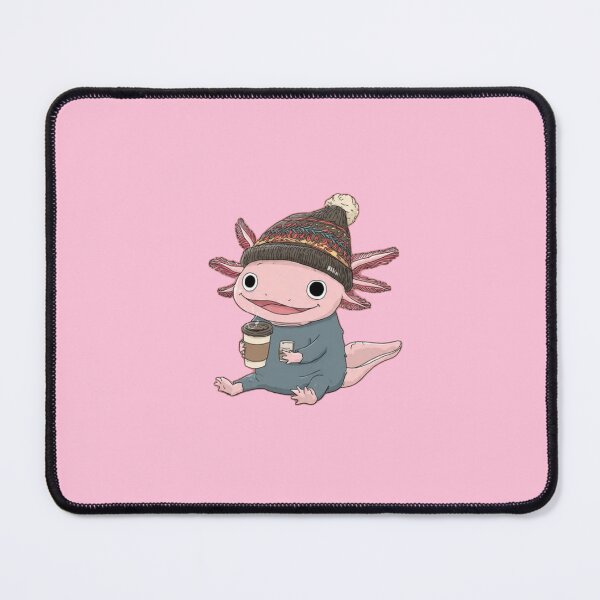 Item preview, Winter Axalotl drinking coffee wearing a hat designed and sold by Pedro  Fart Faced McGee.