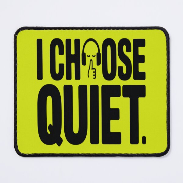 Item preview, I Choose Quiet – Boundaries & Anti-Social Humor Minimalist T-Shirt designed and sold by RMTrendy.