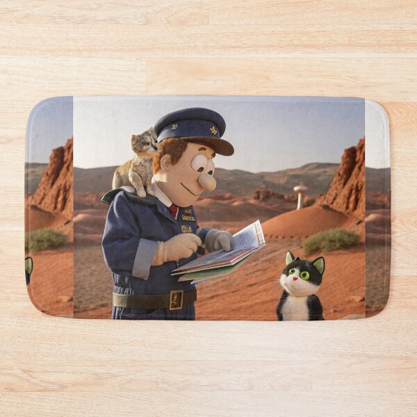 Item preview, Galactic Mailman: Space Delivery with Feline Friends designed and sold by zohocreations.