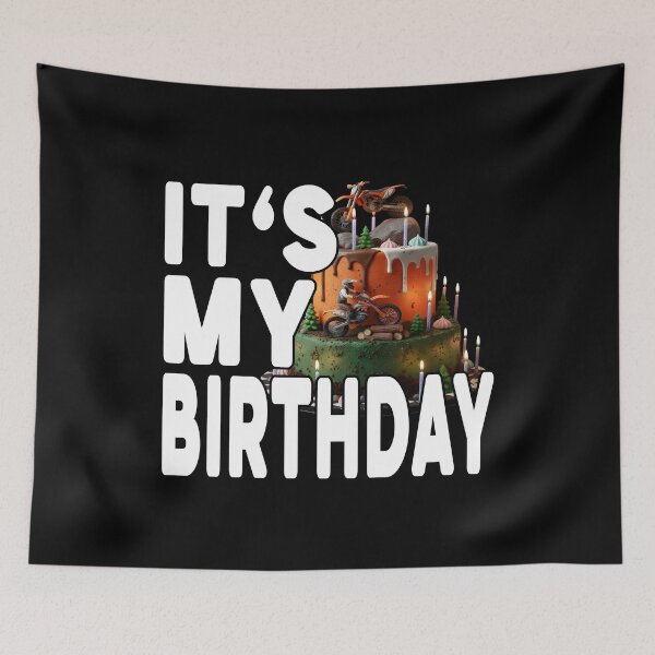 Item preview, IT'S MY BIRTHDAY enduro riders birthday hard enduro riders Bday enduro bike fanatic enduro fan hard enduro fanatic designed and sold by Jt41.