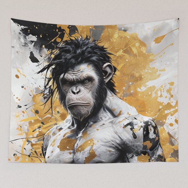 Item preview, Hybrid animal creature monkey - man designed and sold by Mianku | Für das Leben.