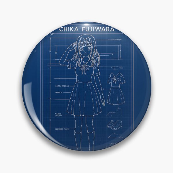 Item preview, Love Is War – Chika Fujiwara – Blueprint designed and sold by AnimeShin.