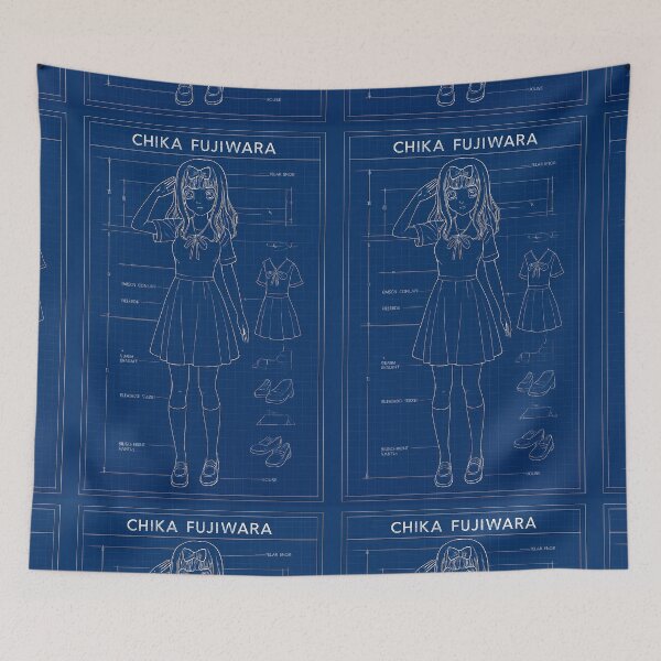 Item preview, Love Is War – Chika Fujiwara – Blueprint designed and sold by AnimeShin.