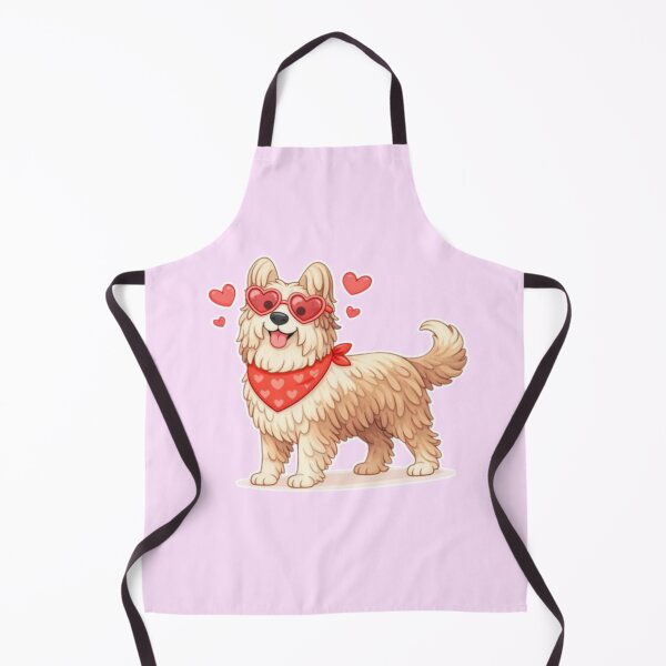 Item preview, Cute Briard in Love – Minimal Valentine Dog Illustration designed and sold by GoodyPaws.