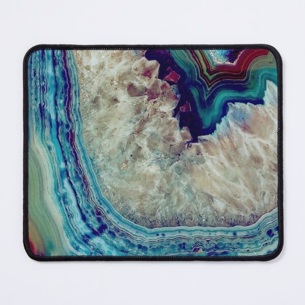 Item preview, Natural Teal Agate Crystal Texture designed and sold by capricedefille.
