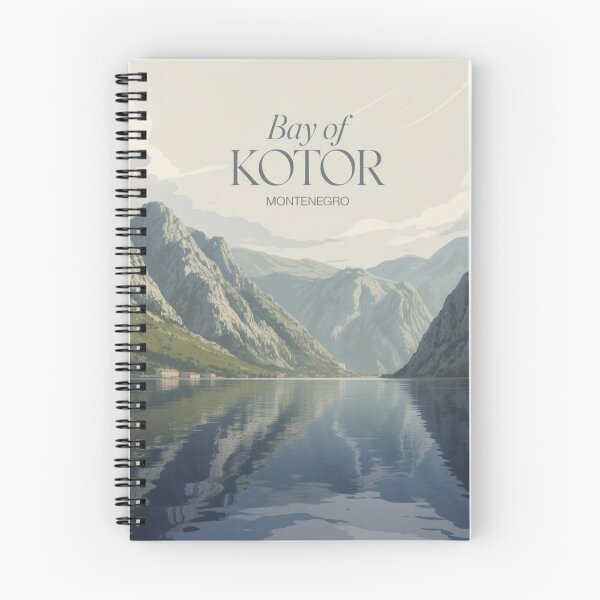 Item preview, Bay of Kotor Travel Poster – Montenegro Scenic Wall Art designed and sold by Timeless Design.