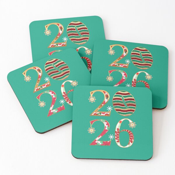 Item preview, Festive 2026 Golden Numerals designed and sold by HopeAndHustle.