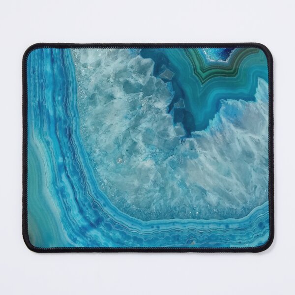 Item preview, Natural Teal Agate Crystal Texture designed and sold by capricedefille.