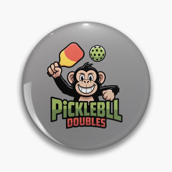Item preview, Pickleball Chimp Doubles: Camiseta divertida de chimpancé designed and sold by Camel & Quirk.