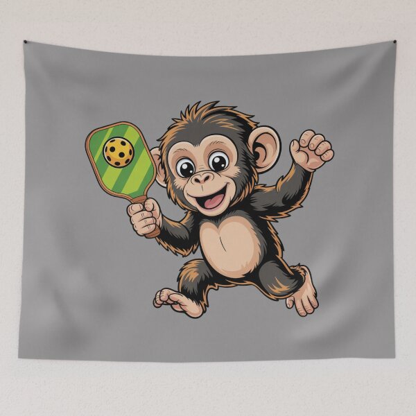 Item preview, Pickleball Chimp Champion: Funny Chimp Animal T-Shirt designed and sold by Grang Art Artistic Designs.