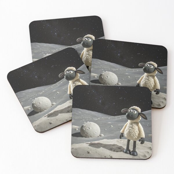 Item preview, Intergalactic Wool: Claymation Sheep Lunar Adventure designed and sold by zohocreations.