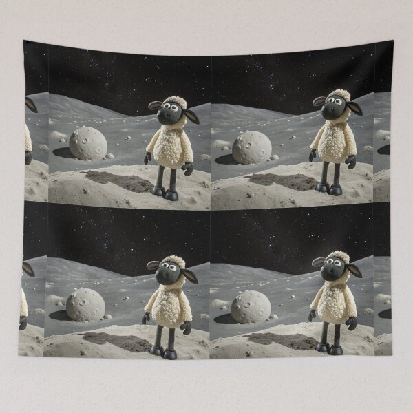 Item preview, Intergalactic Wool: Claymation Sheep Lunar Adventure designed and sold by zohocreations.