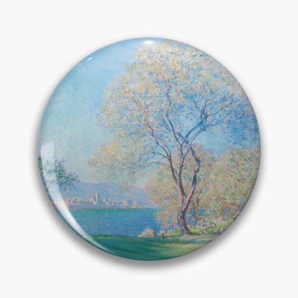 Artikelvorschau, MONET – Impressionistische Kunst – Antibes, gesehen von La Salis, 1888 – erweiterte Ränder für perfekte Passform entworfen und verkauft von Big Bang Canvas.
