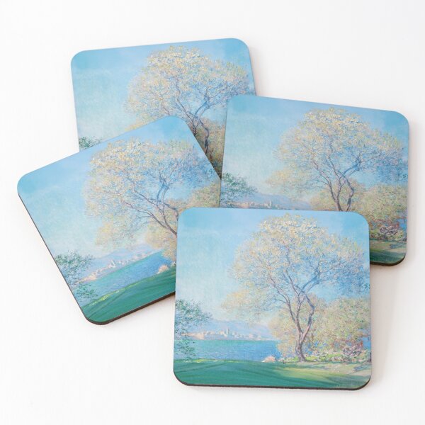 Item preview, MONET - Impressionist Art - Antibes as Seen from La Salis 1888 - expanded edges ensures perfect fit designed and sold by Big Bang Canvas.