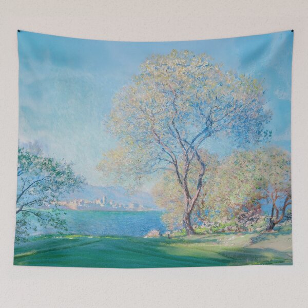 Item preview, MONET - Impressionist Art - Antibes as Seen from La Salis 1888 - expanded edges ensures perfect fit designed and sold by Big Bang Canvas.