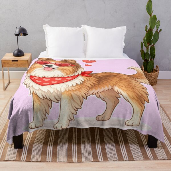 Item preview, Cute Rough Collie in Love – Minimal Valentine Dog Illustration designed and sold by GoodyPaws.