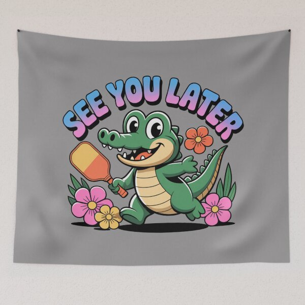 Item preview, See You Later: Funny Alligator Animal T-Shirt designed and sold by Grang Art Artistic Designs.