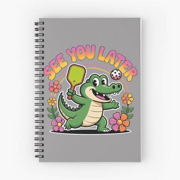Item preview, See You Later, Pickleballer: Funny Alligator Animal T-Shirt designed and sold by Grang Art Artistic Designs.