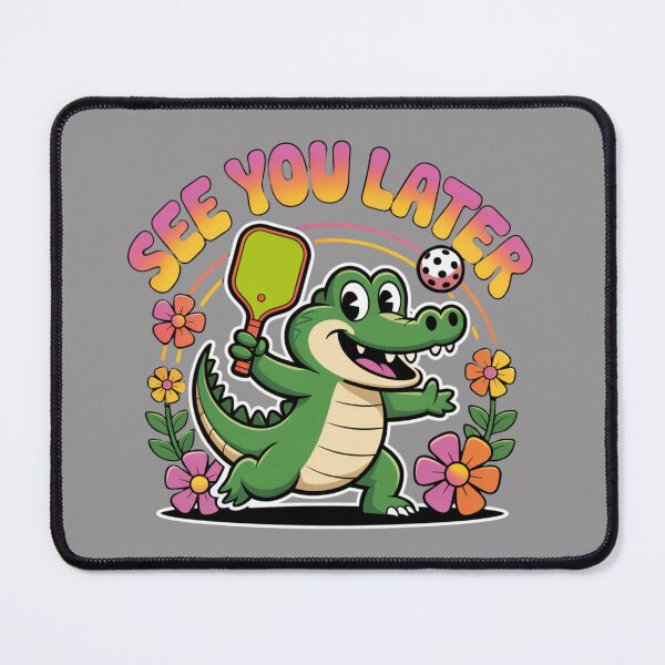Item preview, See You Later, Pickleballer: Funny Alligator Animal T-Shirt designed and sold by Grang Art Artistic Designs.