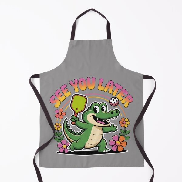 Item preview, See You Later, Pickleballer: Funny Alligator Animal T-Shirt designed and sold by Grang Art Artistic Designs.
