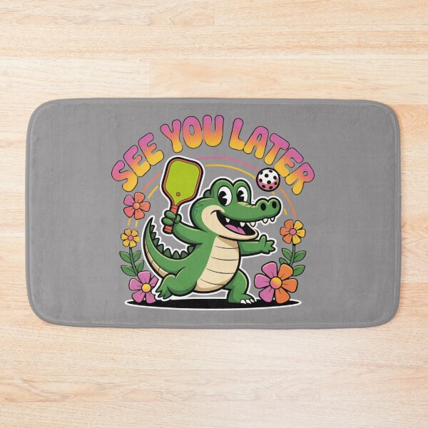 Item preview, See You Later, Pickleballer: Funny Alligator Animal T-Shirt designed and sold by Grang Art Artistic Designs.