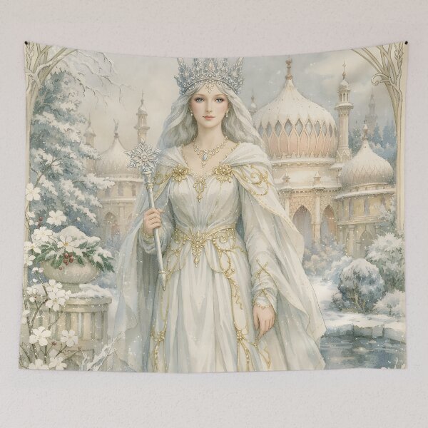 Item preview, Goddess Queen of Snow. Christmas Victorian. Yule. Royal Pavilion. Brighton designed and sold by SoniaSarkali.