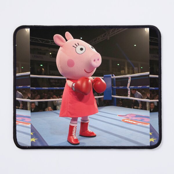 Item preview, Pink Pig Boxer Champion in the Ring designed and sold by zohocreations.