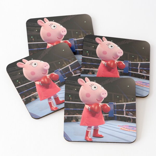 Item preview, Pink Pig Boxer Champion in the Ring designed and sold by zohocreations.