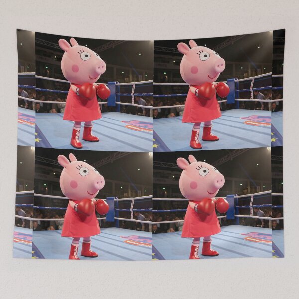 Item preview, Pink Pig Boxer Champion in the Ring designed and sold by zohocreations.