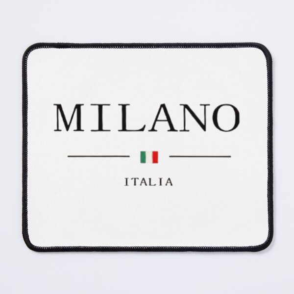 Item preview, Milano Italia Travel Souvenir — Minimalist Italian Flag Typography designed and sold by Colorful-Garden.