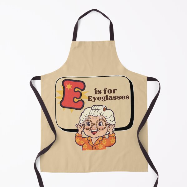 Item preview, The Senior Flashcard Series: Letter E is for Eyeglasses - Lost Eyeglasses – Retro Humor Collection designed and sold by Searching ideas.