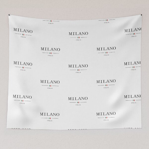 Item preview, Milano Italia Travel Souvenir — Minimalist Italian Flag Typography designed and sold by Colorful-Garden.