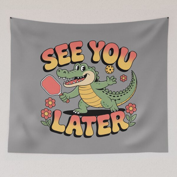 Item preview, See You Later: Funny Alligator Animal T-Shirt designed and sold by Grang Art Artistic Designs.