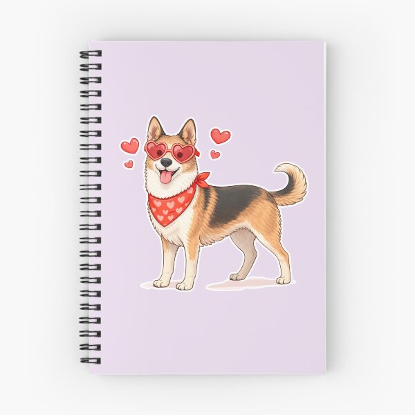 Item preview, Cute Smooth Collie in Love – Minimal Valentine Dog Illustration designed and sold by GoodyPaws.