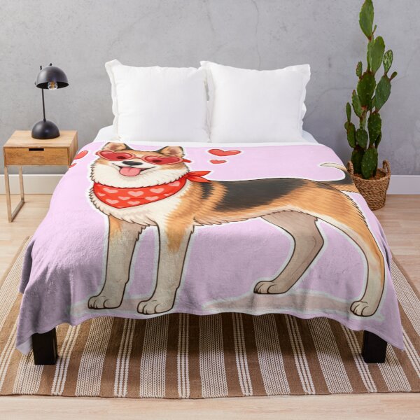 Item preview, Cute Smooth Collie in Love – Minimal Valentine Dog Illustration designed and sold by GoodyPaws.