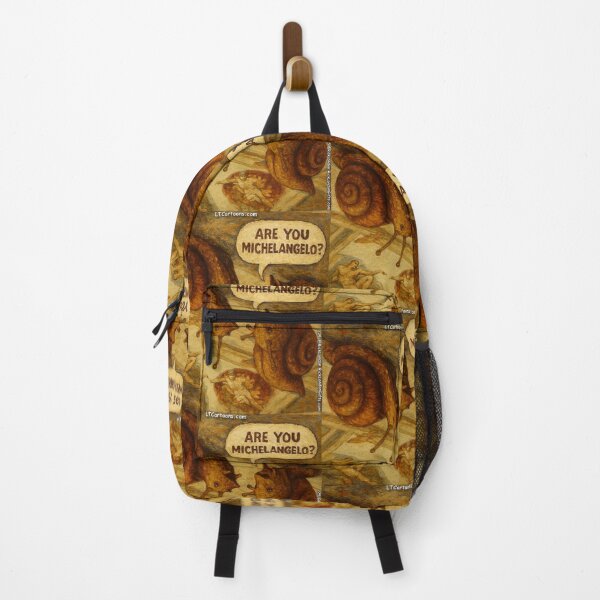 Item preview, Inquisitive Snail & Michelangelo Parody Cartoon – LT Cartoons designed and sold by Rick London Gifts.