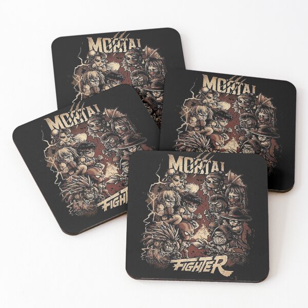 Item preview, mortal fighter dark designed and sold by El Hermano Gym.