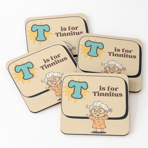 Item preview, The Senior Flashcard Series: T is for Tinnitus - "What?" – Retro Humor Collection designed and sold by Searching ideas.
