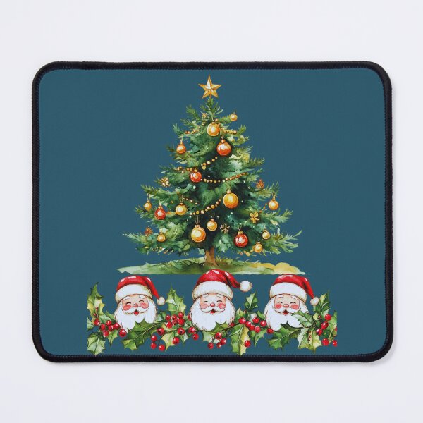 Item preview, Christmas tree and santa claus designed and sold by Palmtree94.