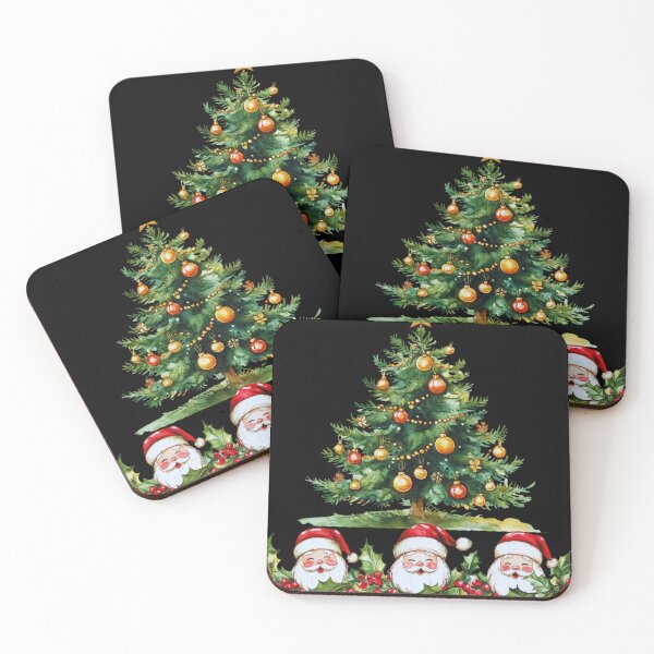 Item preview, Christmas tree and santa claus  designed and sold by Palmtree94.