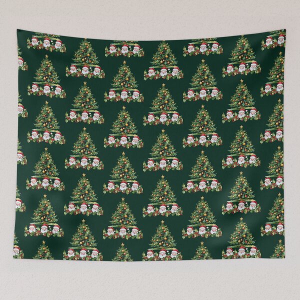 Item preview, Christmas tree and santa claus  designed and sold by Palmtree94.