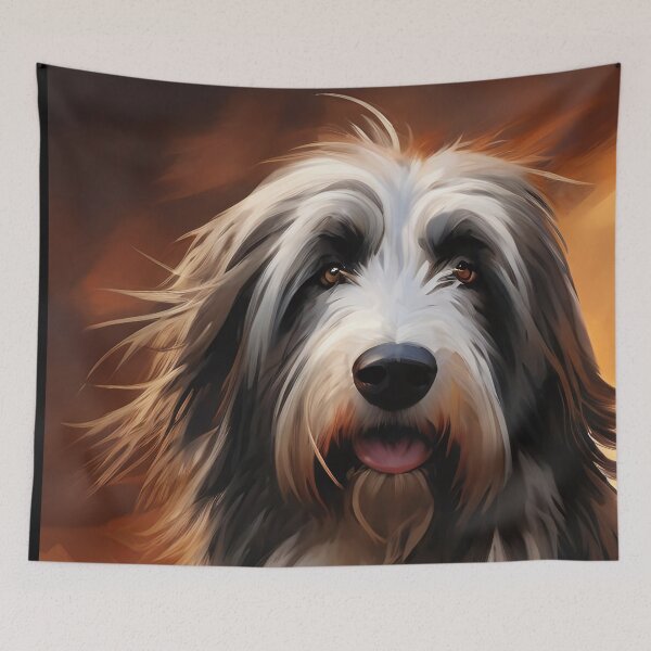 Item preview, Puppy-dog eyes: A portrait in warm colors designed and sold by Mianku | Für das Leben.