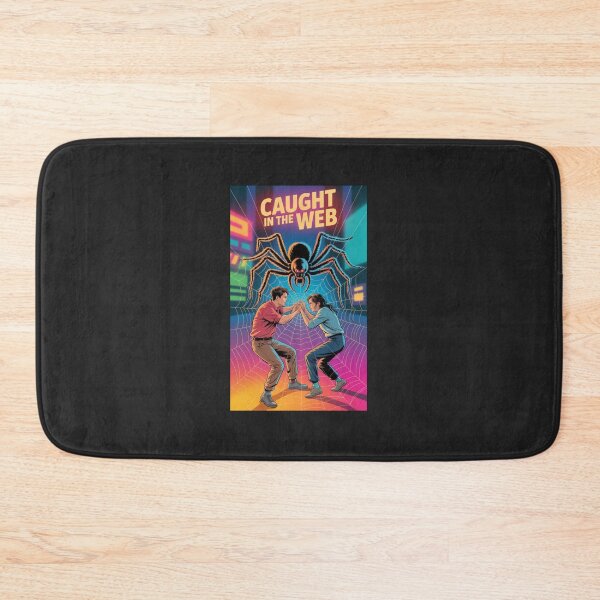 Item preview, Caught in the Web – Dark Spider Symbolism Cyber Trap Illustration designed and sold by Wonder Pixel Studio.
