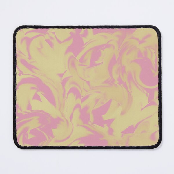 Item preview, Soft Pink & Butter Yellow Abstract Flow designed and sold by PrismarineStudio.